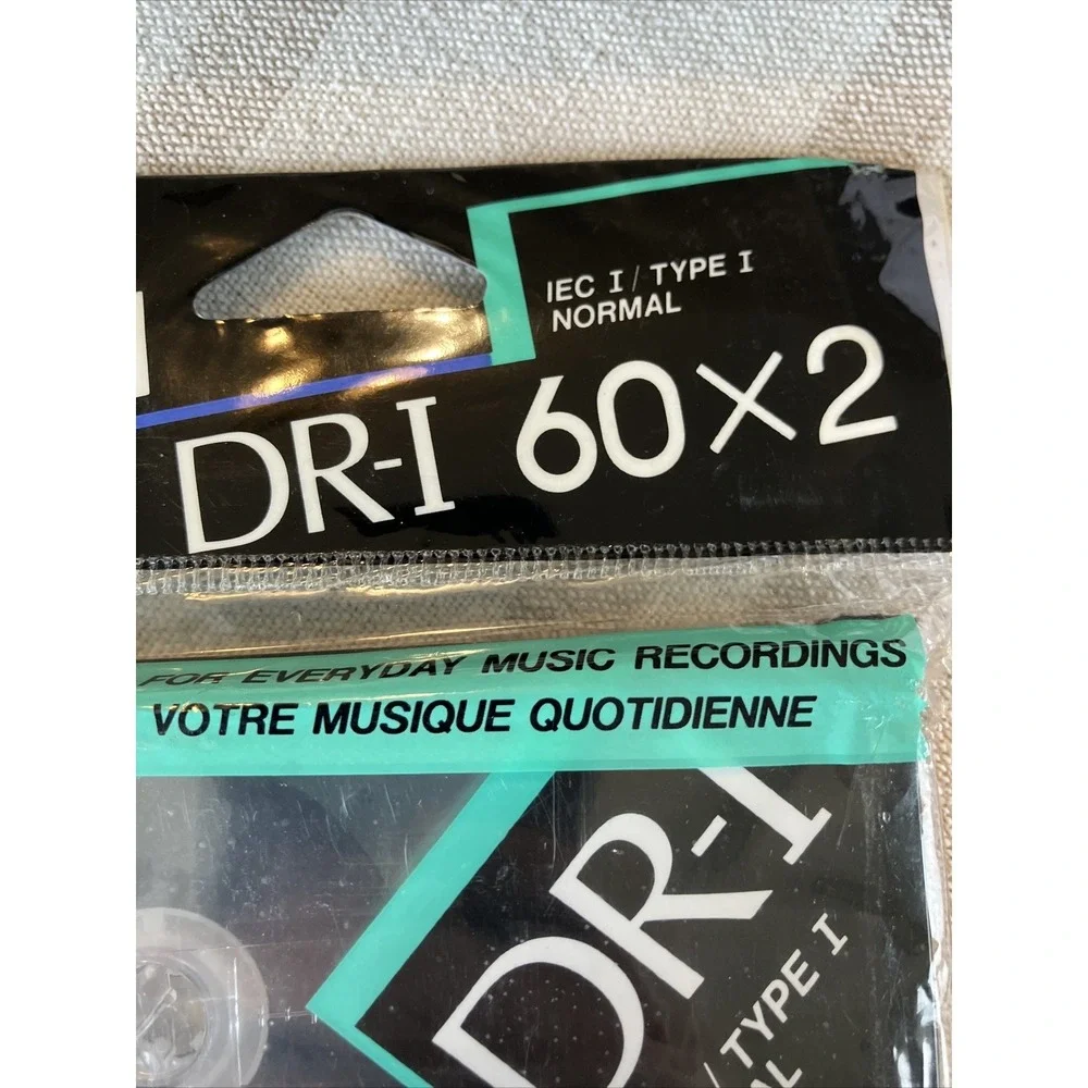 FUJI Normal Bias DR-I 60‎ Audio Cassette 2-Pack Extraslim Case New Sealed